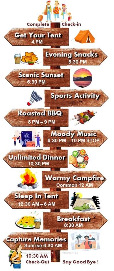 Pawna Lake Camping schedule