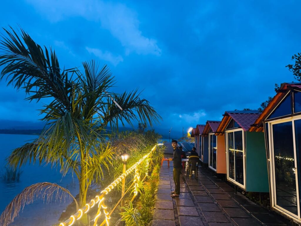 Pawna Lake Chalet stay 2500 Rs